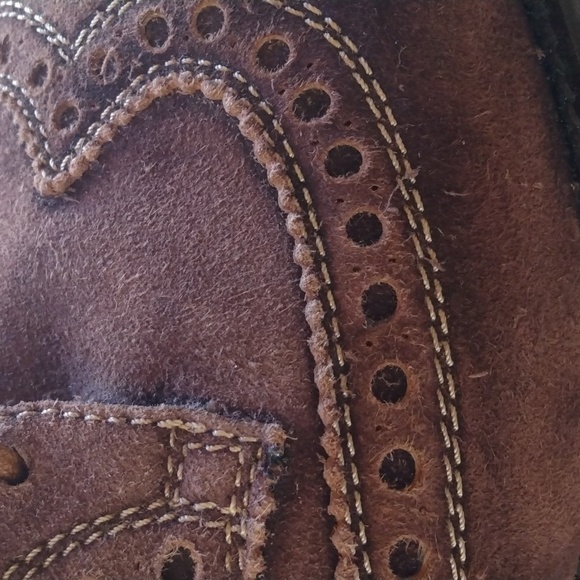 Donald J. Pliner Brown Suede Wingtip/Full Brogue Shoes 10.5M (Made in Italy) main image 15
